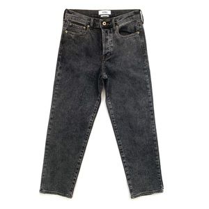 Pistola High Rise Black Wash Crop Jeans